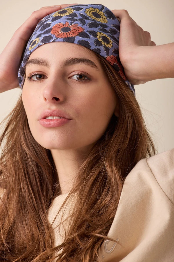 Petit foulard ‘Manika’ Coeur Iris | APACHES COLLECTIONS
