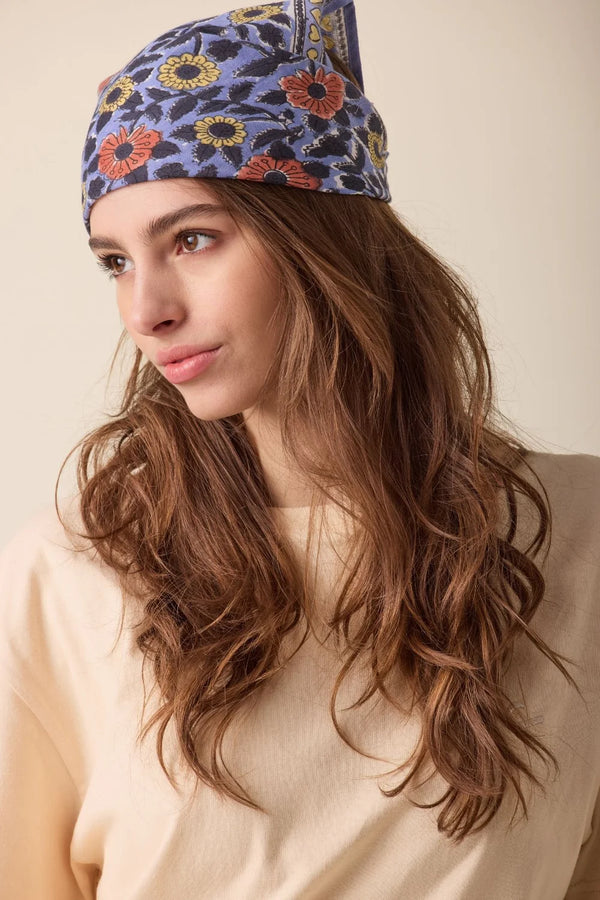 Petit foulard ‘Manika’ Coeur Iris | APACHES COLLECTIONS
