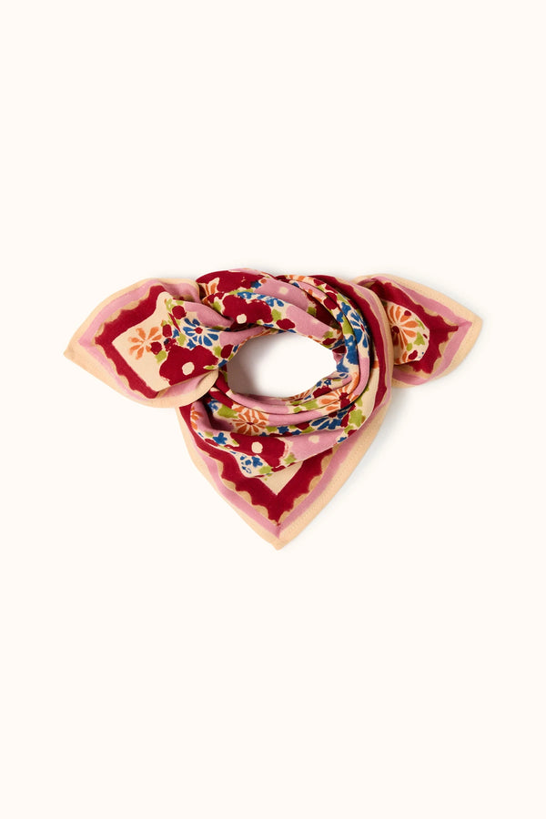 Petit foulard 'Manika' Janie Macadamia | APACHES COLLECTIONS