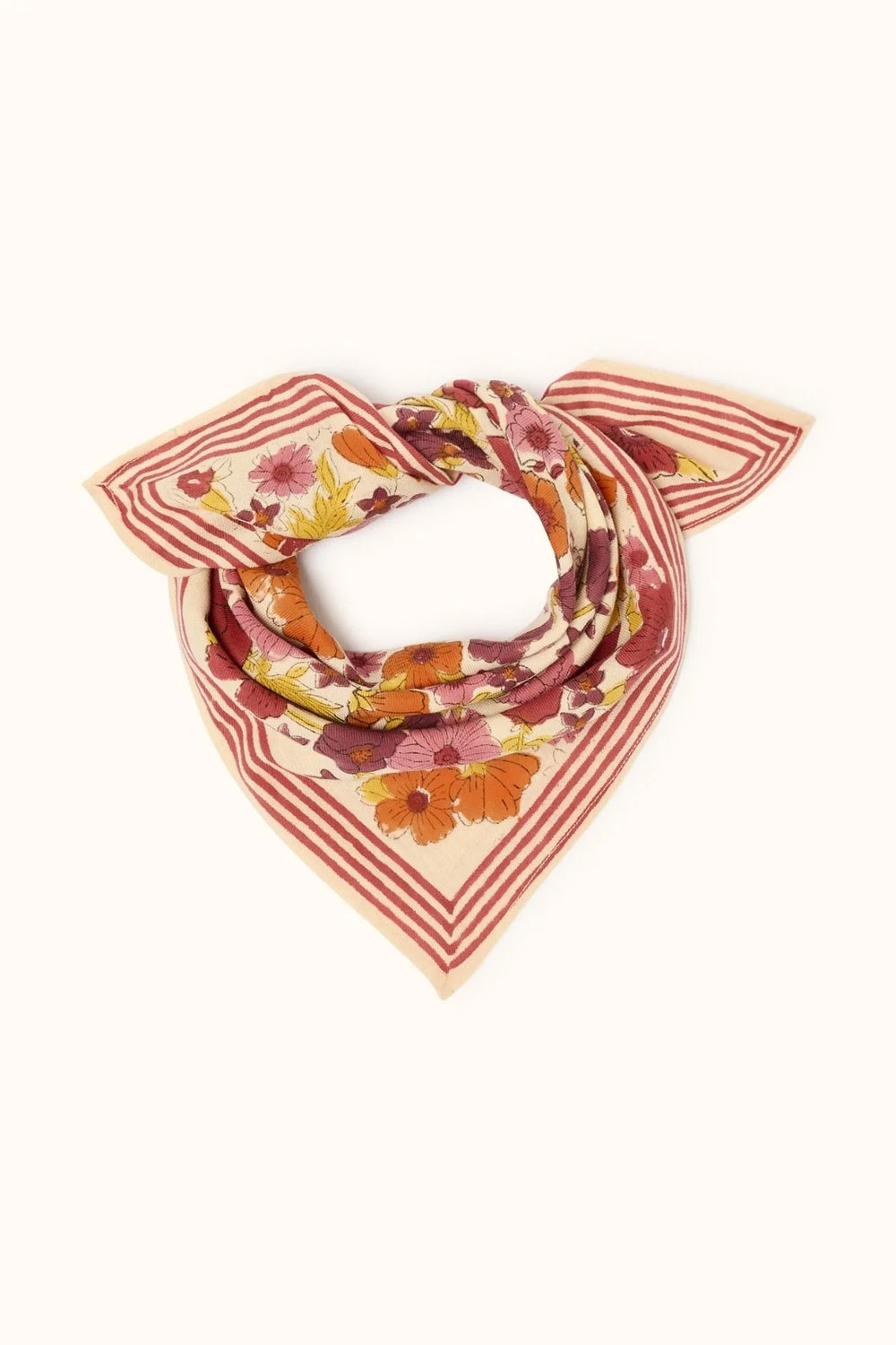 Petit foulard ‘Manika’ Joy Dahlia | APACHES COLLECTIONS