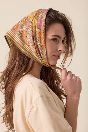 Petit foulard ‘Manika’ Joy Tapenade | APACHES COLLECTIONS