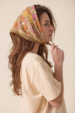 Petit foulard ‘Manika’ Joy Tapenade | APACHES COLLECTIONS