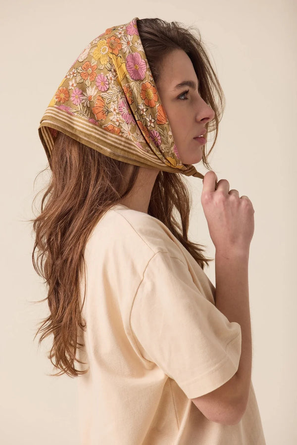 Petit foulard ‘Manika’ Joy Tapenade | APACHES COLLECTIONS