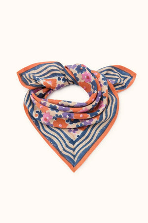 Petit foulard 'Manika' Paquerette Macadamia | APACHES COLLECTIONS