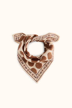 Petit foulard ‘Manika’ Pesos Cajou | APACHES COLLECTIONS