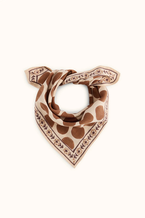 Petit foulard ‘Manika’ Pesos Cajou | APACHES COLLECTIONS