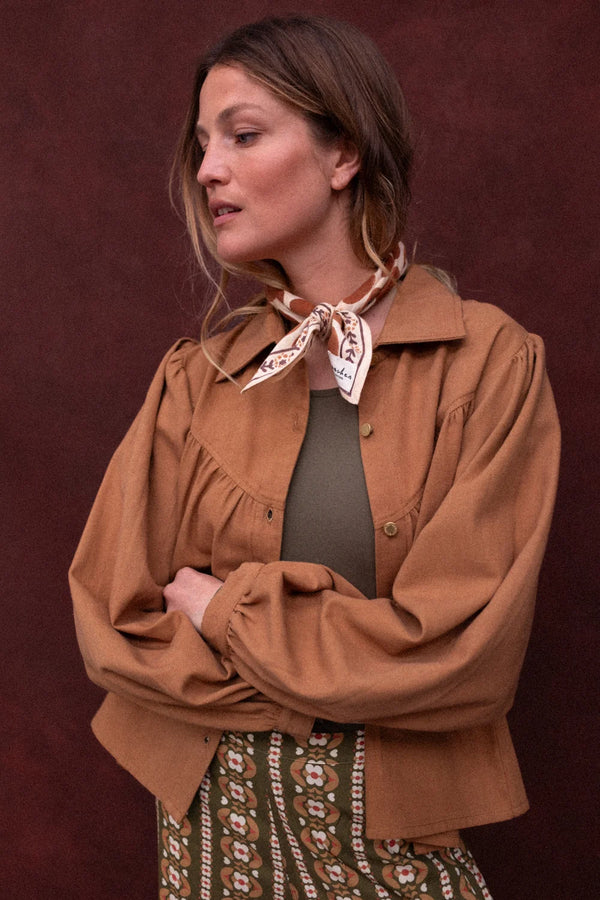 Petit foulard ‘Manika’ Pesos Cajou | APACHES COLLECTIONS