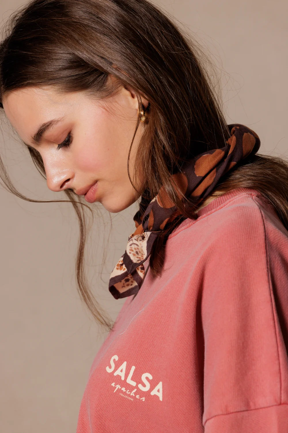 Petit foulard ‘Manika’ Pesos Ecorce | APACHES COLLECTIONS