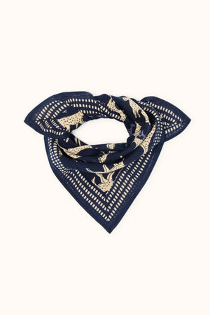 Petit foulard 'Manika' Pongo Milky Way | APACHES COLLECTIONS