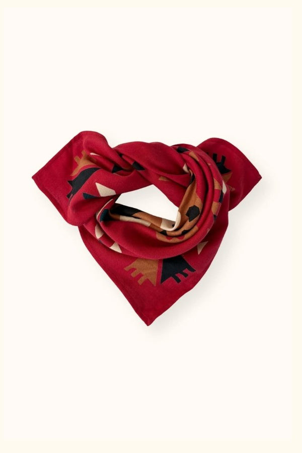 Petit foulard Manika 'Rajah' Fire | APACHES COLLECTIONS