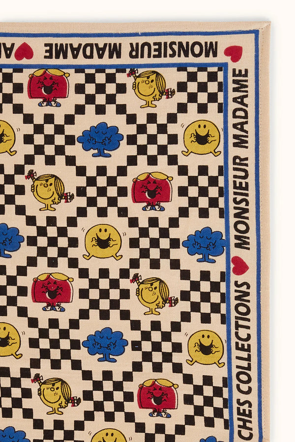 Petit foulard ‘Manika’ Récrée Macadamia | APACHES COLLECTIONS X MONSIEUR MADAME