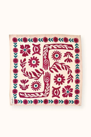 Petit foulard Manika 'Rita' Macadamia | APACHES COLLECTIONS