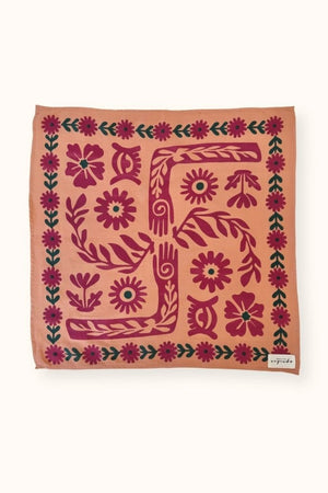 Petit foulard Manika 'Rita' Rust | APACHES COLLECTIONS