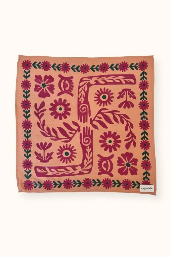 Petit foulard Manika 'Rita' Rust | APACHES COLLECTIONS