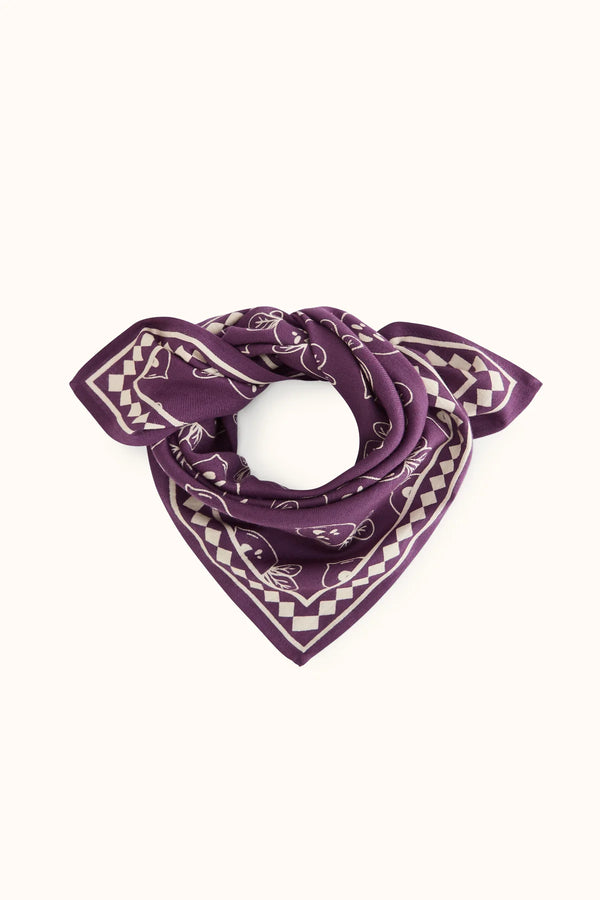 Petit foulard ‘Manika’ Roots Taffeta | APACHES COLLECTIONS