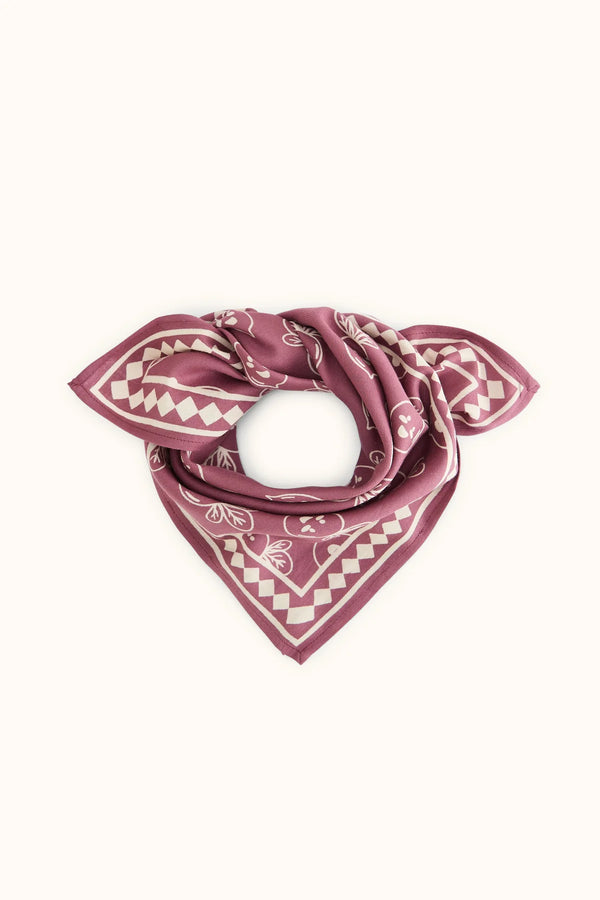 Petit foulard ‘Manika’ Roots Taupe | APACHES COLLECTIONS
