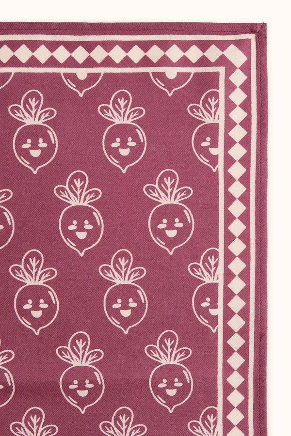 Petit foulard ‘Manika’ Roots Taupe | APACHES COLLECTIONS