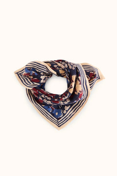Petit foulard ‘Manika’ September Indigo | APACHES COLLECTIONS