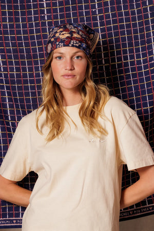 Petit foulard ‘Manika’ September Indigo | APACHES COLLECTIONS