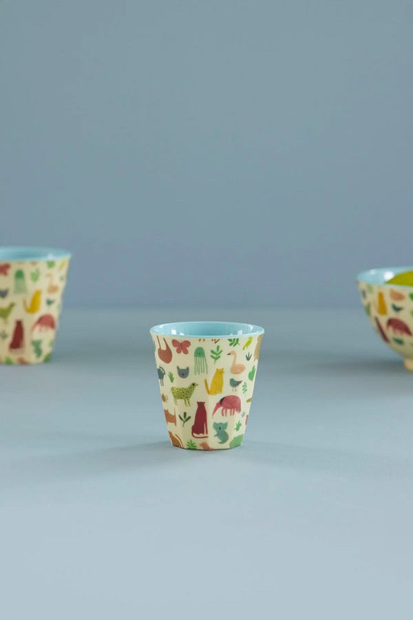 Petit Gobelet 'Sweet Jungle' Bleu clair | RICE