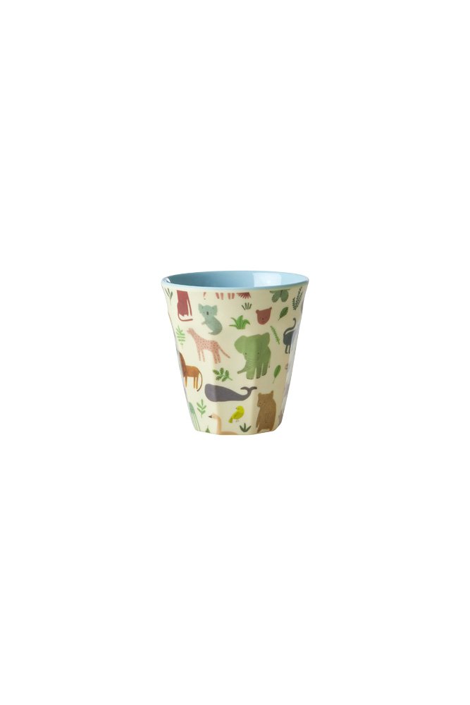Petit Gobelet 'Sweet Jungle' Bleu clair | RICE