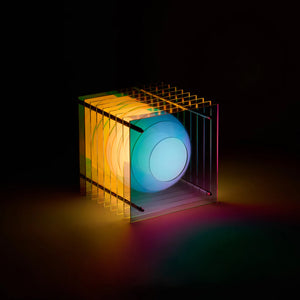 Petite lampe carrée 'Lop' Dreamy irisé | BANG