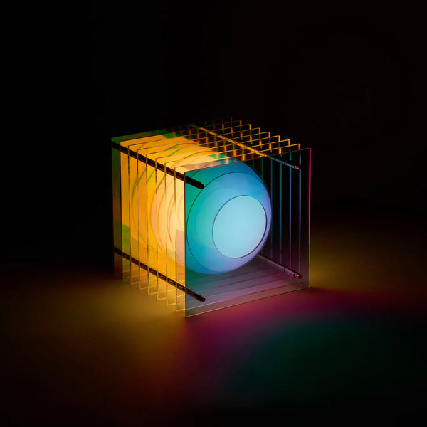 Petite lampe carrée 'Lop' Dreamy irisé | BANG
