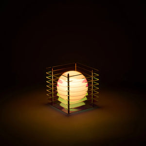 Petite lampe carrée 'Lop' Dreamy irisé | BANG