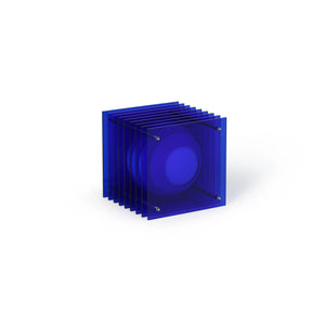 Petite lampe carrée 'Lop' Bleu | BANG