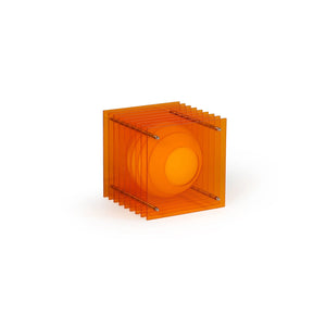 Petite lampe carrée 'Lop' Orange | BANG