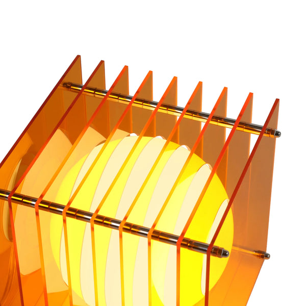 Petite lampe carrée 'Lop' Orange | BANG