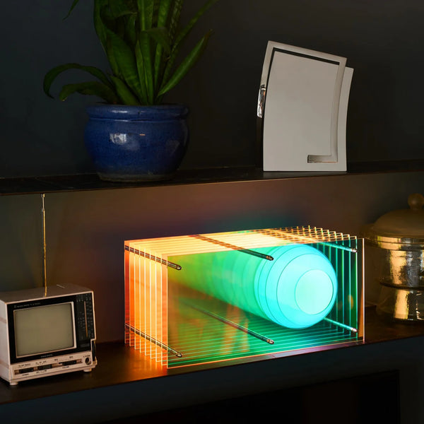 Petite lampe rectangulaire 'Lop' Dreamy irisé | BANG