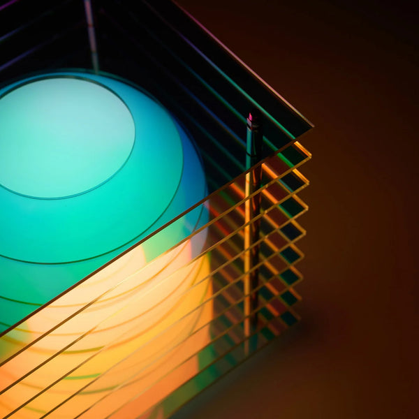 Petite lampe rectangulaire 'Lop' Dreamy irisé | BANG
