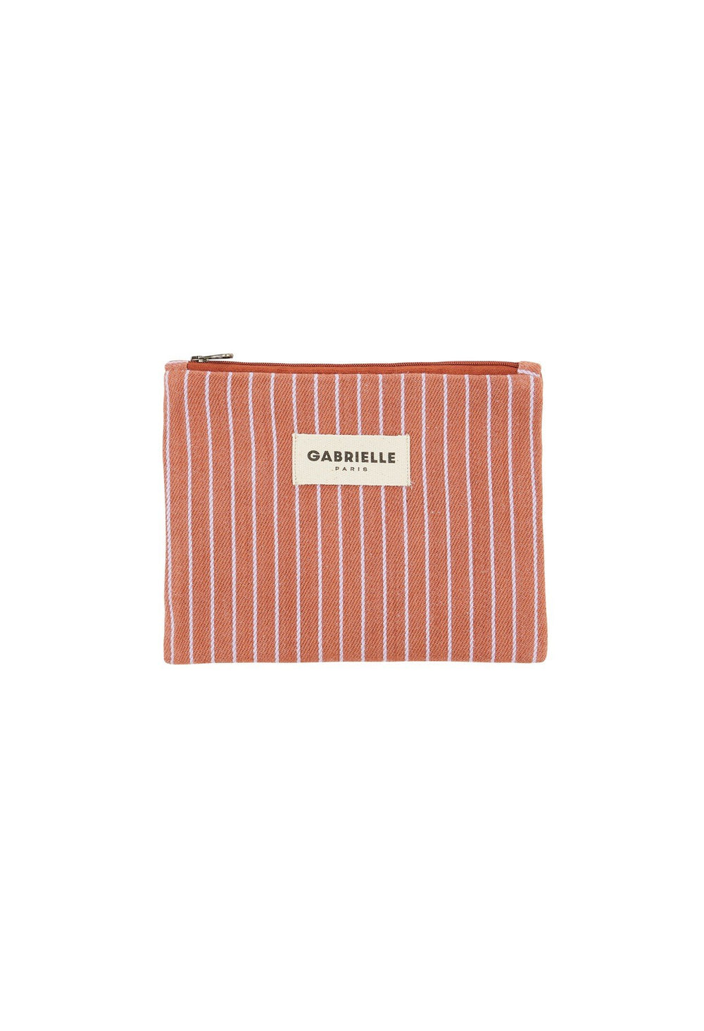 Petite pochette Rayures lilas | GABRIELLE PARIS