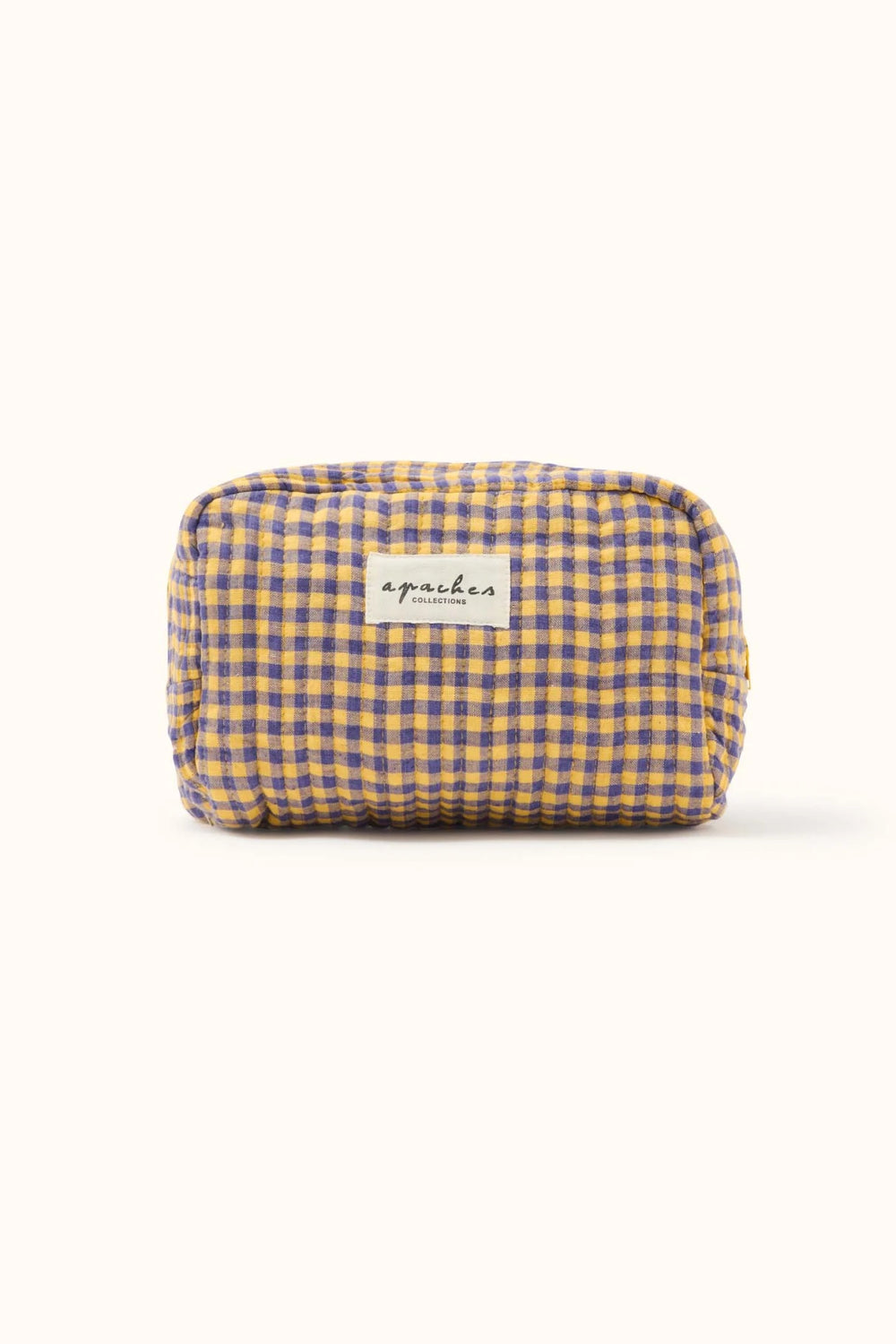 Petite Trousse 'Gaya' Checkmate Wheat | APACHES COLLECTIONS