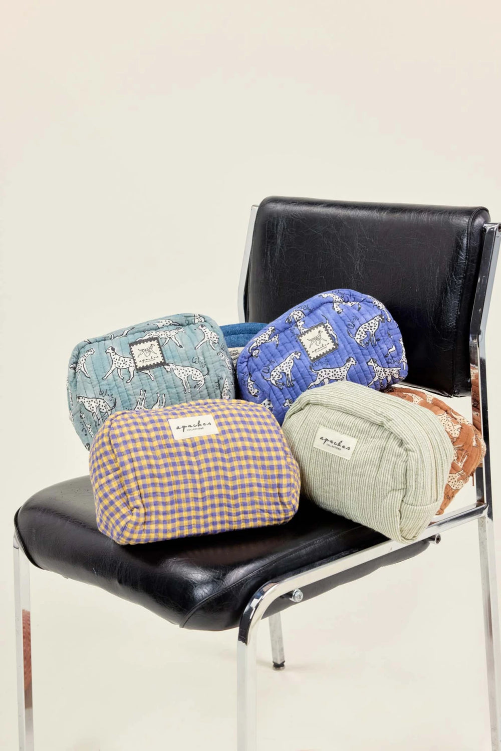 Petite Trousse 'Gaya' Checkmate Wheat | APACHES COLLECTIONS