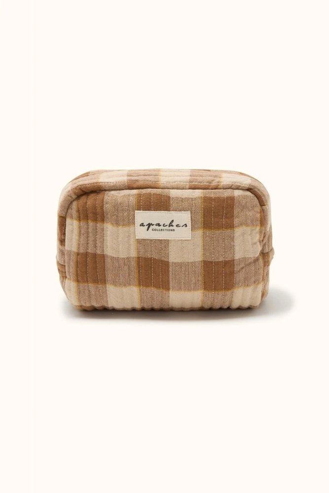 Petite Trousse 'Gaya' Khadi Caramel | APACHES COLLECTIONS