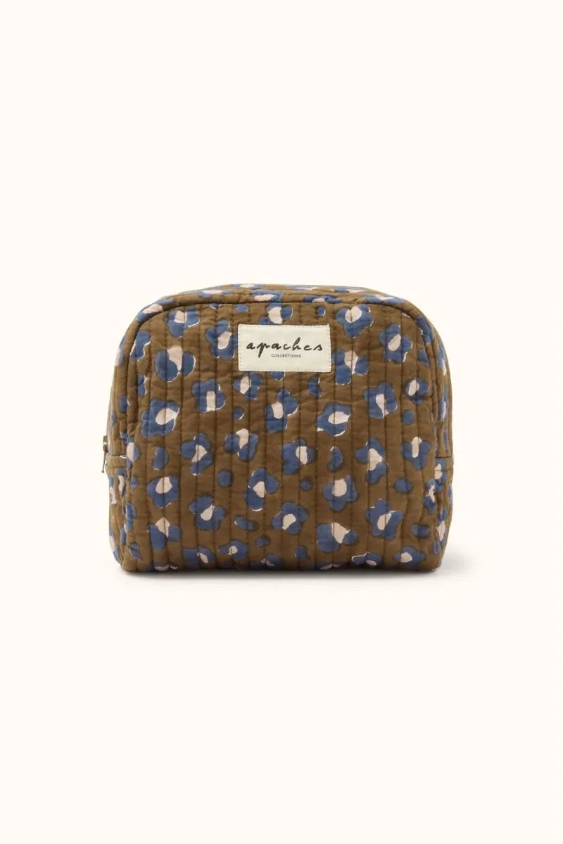 Petite Trousse 'Gaya' Léopard Tapenade | APACHES COLLECTIONS