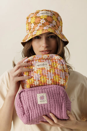 Petite Trousse 'Gaya' Paquerette Orange | APACHES COLLECTIONS