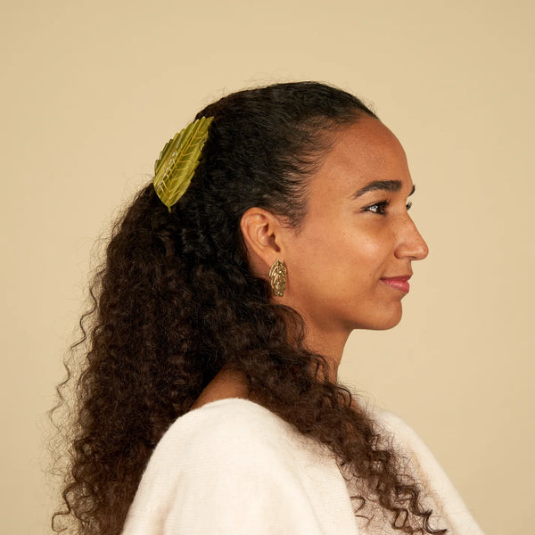 Pince à cheveux Feuille de châtaignier | COUCOU SUZETTE