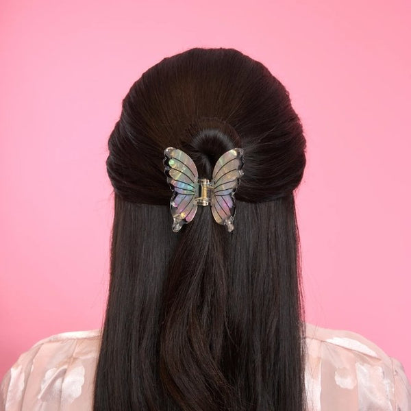 Pince à cheveux Papillon Blanc | COUCOU SUZETTE