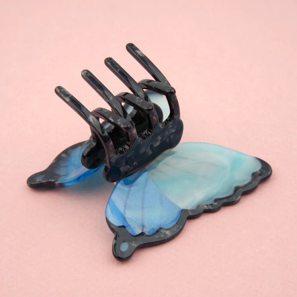 Pince à cheveux Papillon bleu | COUCOU SUZETTE