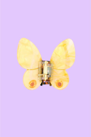 Pince à cheveux Papillon jaune | COUCOU SUZETTE