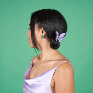 Pince à cheveux Papillon mauve | COUCOU SUZETTE