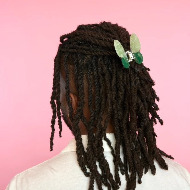 Pince à cheveux Papillon Vert | COUCOU SUZETTE