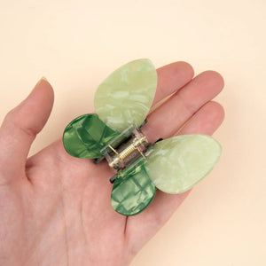 Pince à cheveux Papillon Vert | COUCOU SUZETTE