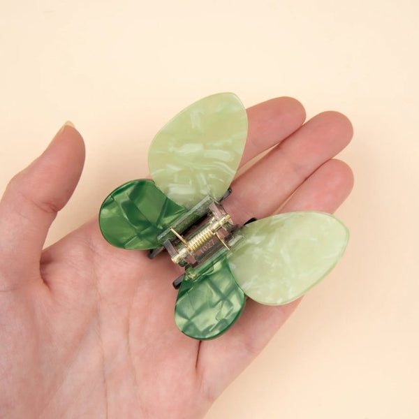 Pince à cheveux Papillon Vert | COUCOU SUZETTE
