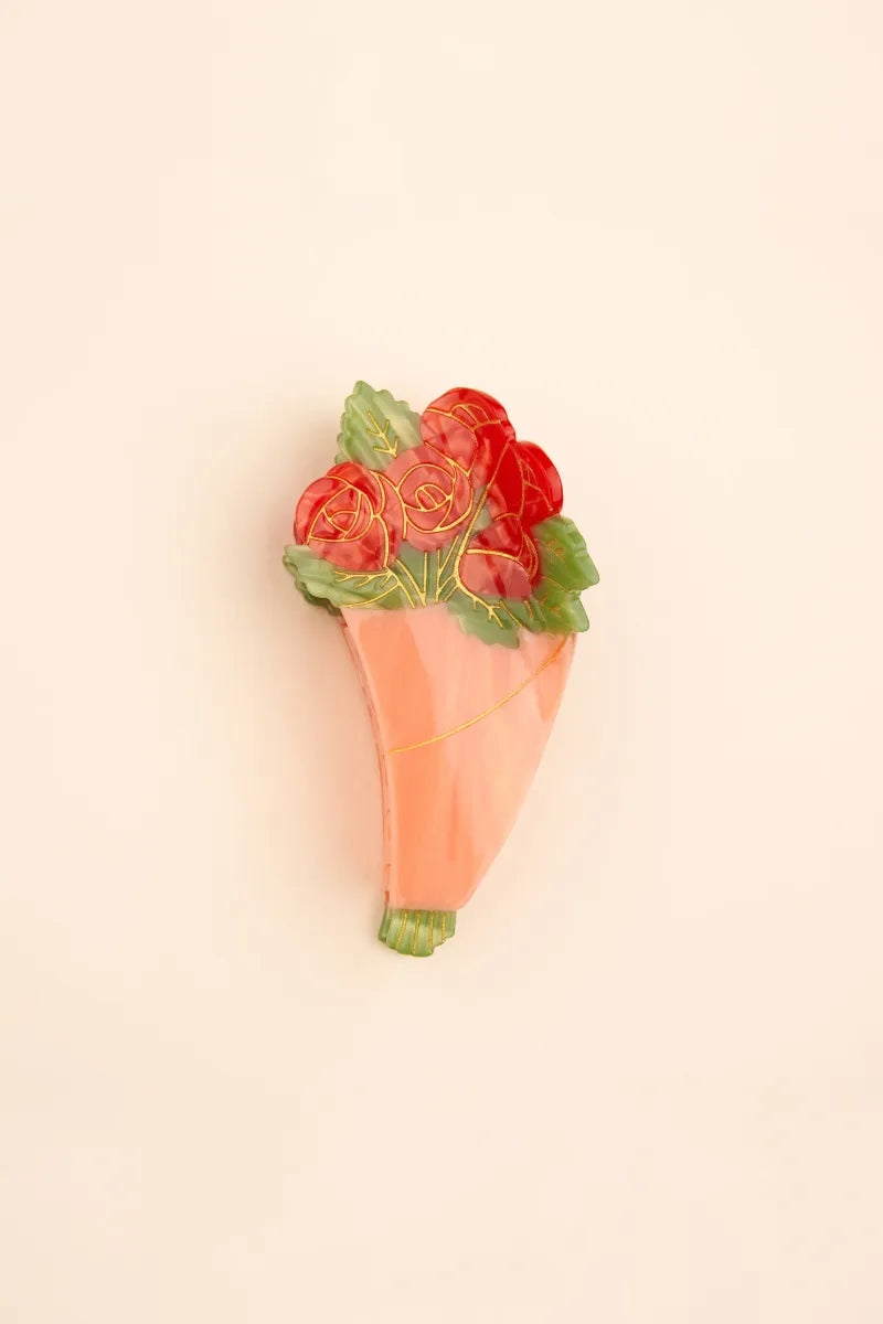Pince à cheveux Bouquet de roses | COUCOU SUZETTE