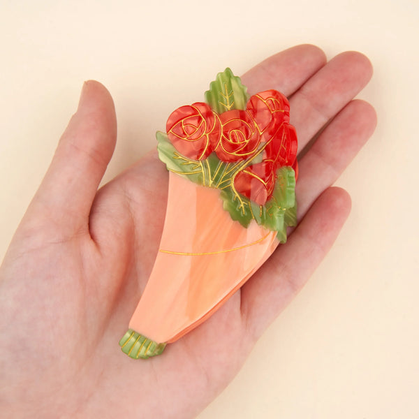 Pince à cheveux Bouquet de roses | COUCOU SUZETTE