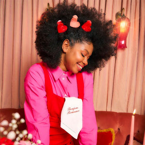 Pince à cheveux Coeur Rose | COUCOU SUZETTE